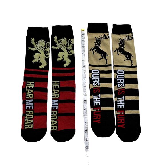 Character Socks - Game of Thrones - Mens 8-12 - Picture 1 of 2